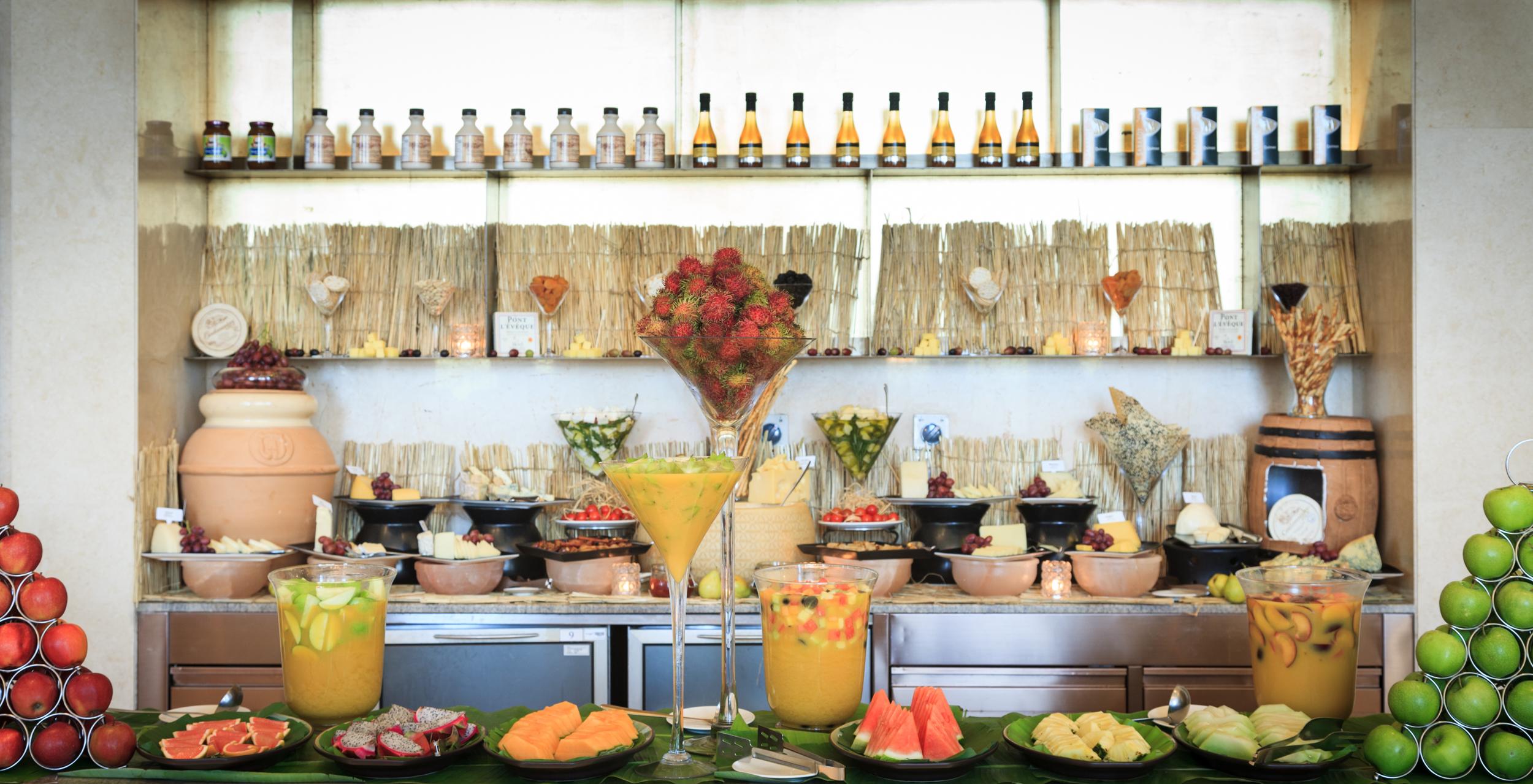 Hotel Anantara Eastern Mangroves Abu Zabi Zewnętrze zdjęcie A dessert buffet